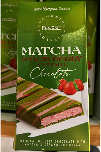 BeeMax MATCHA STRAWBERRY CREAM ÇİKOLATA