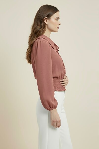 Store Beli Lastikli Bebe Yaka Bluz