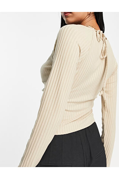 TopShop blouse, beige
