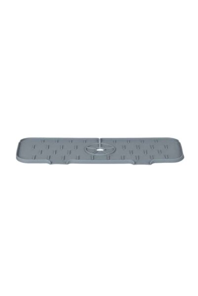 OEM Sink splash guard with sponge holder, Silicone, Gray