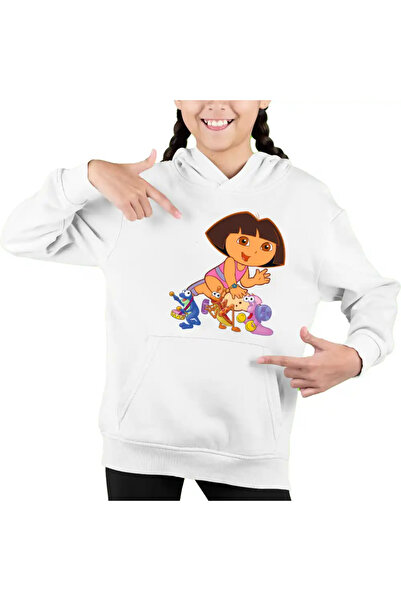OEM Children's Sweatshirt Girls Dora the Explorer Frog Cricket Snail Sand