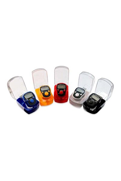 The comprehensive house Handheld 5-piece Digital LED Tally/Finger Counter Set - Multicolor