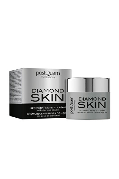 PostQuam Cremă de noapte antirid Diamond Skin cu pudră de diamant și acid hia...