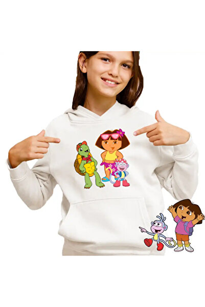OEM Children's Hoodie Girls Dora the Explorer Franklin the Explorer Monkey