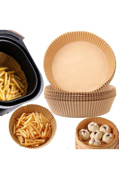 OEM Set of 50 Round Air Fryer Baking Papers, 20 cm,