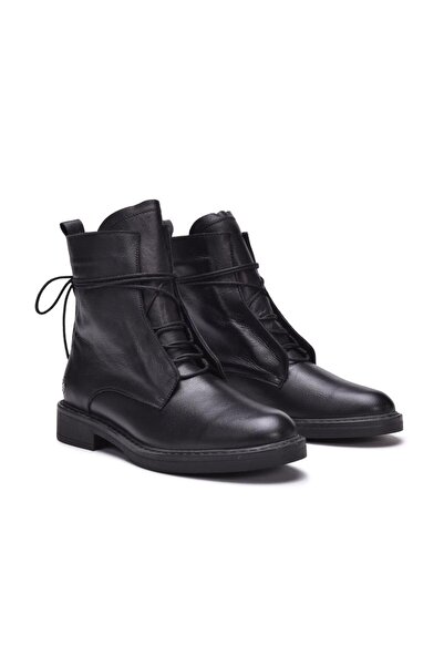 Gusse Jemba Women's Khaki Leather Boots 263415