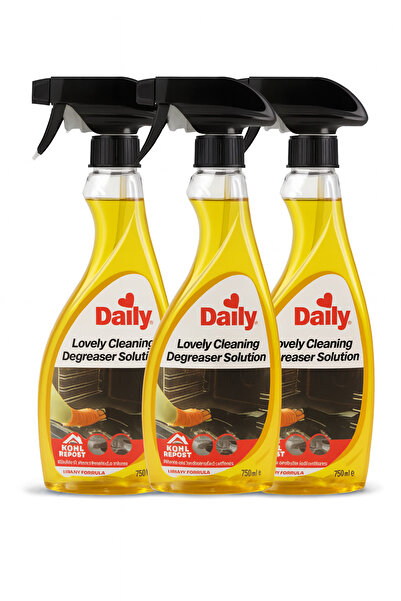 Homexpert Pack of 3x Daily Lovely Cleaning Degreasing Solution – Efficient Cl...