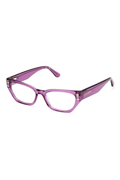 Guess GU2967-083-51 Women's Eyeglass Frame, Purple, Rectangular, 51 mm