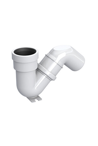 İZ YAPI S-Sifon Koku Önleyici | Ø50 mm | Kompakt Tasarım | 360° Ayarlanabilir...