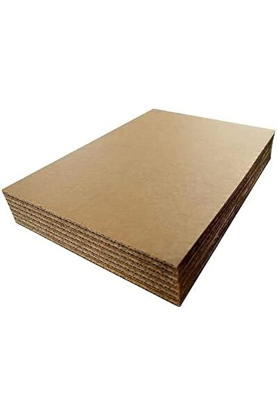 Al Raied ARS Corrugated Cardboard Sheets - E Flute 1mm - Brown Both Sides - A2 (594x420) Pack of 50