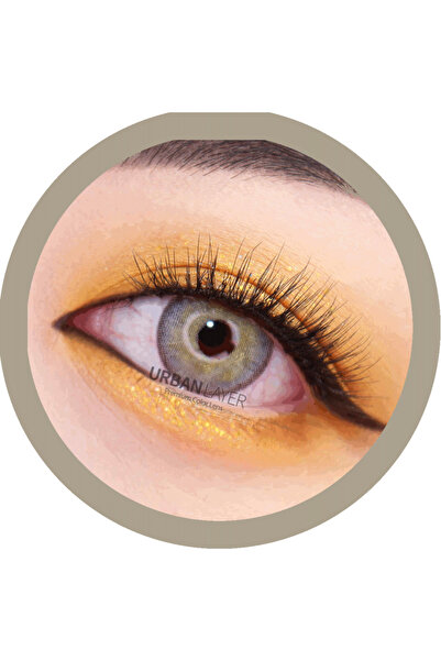 Urban Layer Yukon R Yellow Yellow colored contact lenses, complete package with solution and case