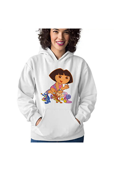OEM Dora the Explorer Women's Sweatshirt - Frog, Cricket, Snail, Sand