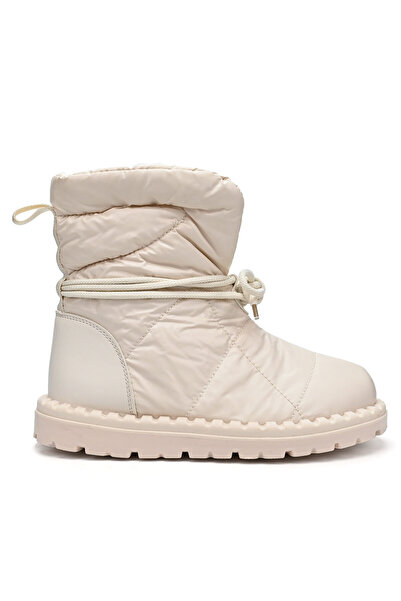 Tmall Ghete de damă, din piele întoarsă cu interior din blană, TM1CD1033, bej