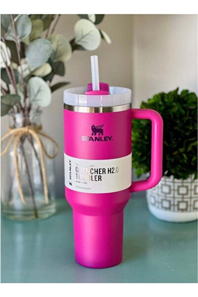 Generic Stanley Stanley Quencher H2.0 FlowStateâ„¢ 40oz Vacuum Insulated Stainless Steel Tumbler â€“ Fuchsi