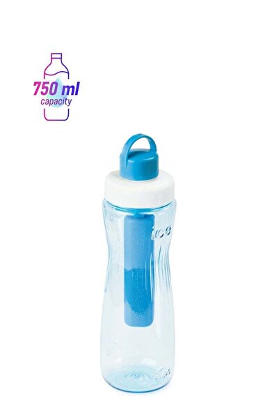 Generic Snips Tritan Cooling Water Bottle Blue/White 0.75Liters