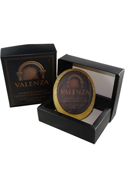 VALENZA HOME صابون طبيعي من الإسفنج بخلاصة العنبر والفانيليا 130 جرام
