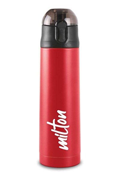 Generic Milton 750ml Vacuum Insulated Water Bottle with One Touch Safety Lock, Stainless Steel, Keeps Drink