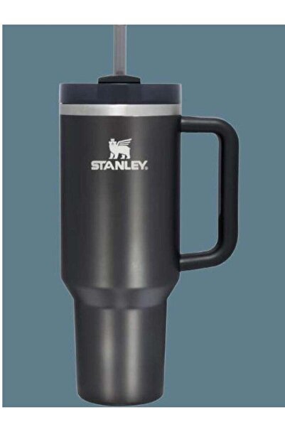 Generic Stanley Stanley Quencher H2.0 FlowState Vacuum Insulated Tumbler â€“ 40 oz Black Stainless Steel Tr
