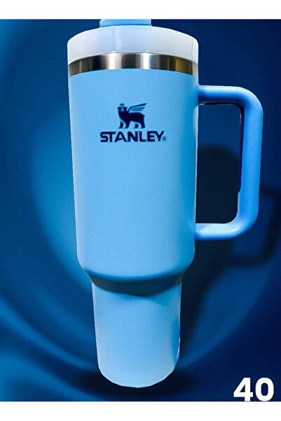 Generic Stanley Stanley 40oz Tumbler Stainless Steel Travel Mug with Reusable Straw BPA Free Eco Friendly a