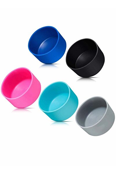 Generic Protective Silicone Boot for Water Bottle, 5 Pieces Silicone Flex Boot for Sports Water Bottles Com