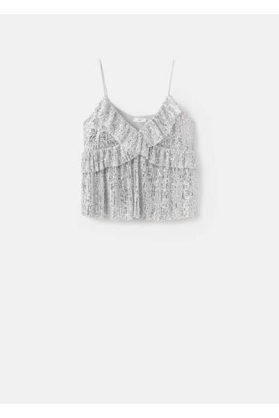 Mango Teen Payetli bluz