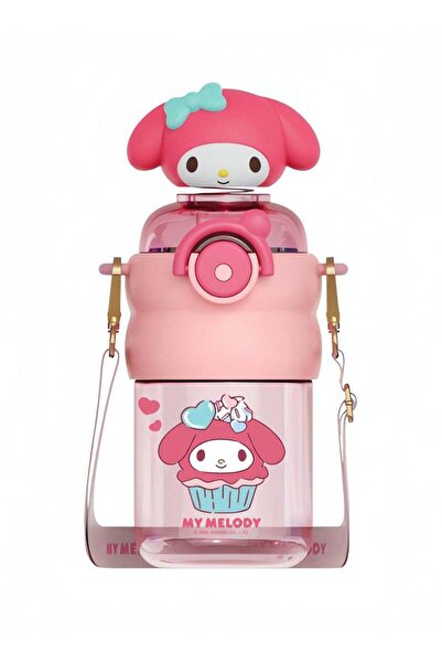 Generic GGEROU Kids Water Bottle 600ml Plastic Water Bottles Toddler Water Bottle with Straw and Portable S