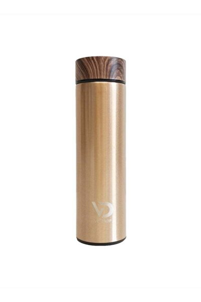 Generic Insulated Water Bottle 16OZ Stainless Steel Water Bottles- Water Bottle With Wooden Design lid Wate