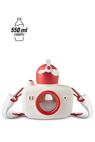 Generic Royalford Royalford 550ml Kid's Water Bottle RF12406 with Straw and Push Button Lid for Kids and To