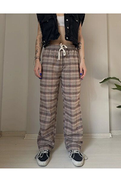 Weekeep Trend Plaid Unisex Pants