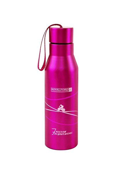 Generic Royalford Vacuum Water Bottle Pink/White 720ml