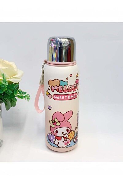 Generic GGEROU Kids Water Bottle 520ml Insulated Bottles Stainless Steel Vacuum Thermos Cup Cute Tumbler fo