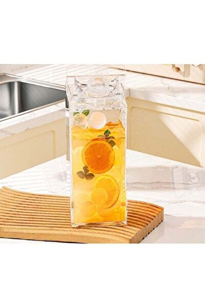 Generic 1900ML Large-Capacity Water Bottle, Transparent Plastic Water Bottle, Food-Grade Material, Portable