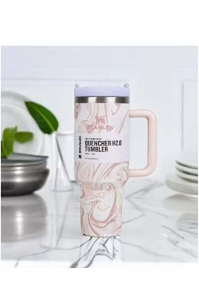 Generic Stanley Quencher H2.0 FlowStateâ„¢ 40oz Stainless Steel Vacuum Insulated Tumbler with Leak-Resistan