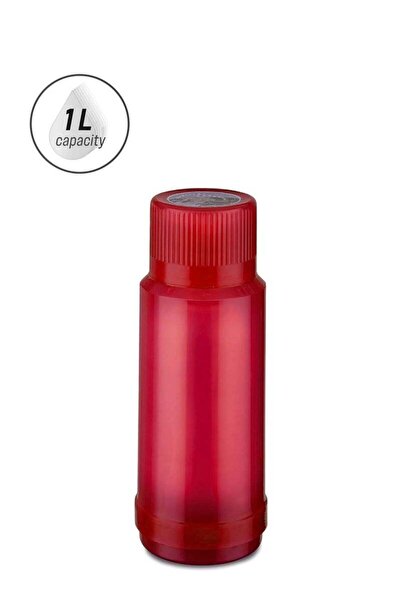 Generic ROTPUNKT 1L Thermos Flask Premium German-Made Vacuum Insulated Bottle with Lid/Cup