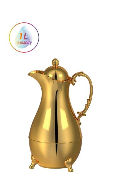 Generic Vacum Thermal Pot 1L Coffee Pot Thermos Flask Heat Insulated Water Kettle Arabic Style Large Capaci