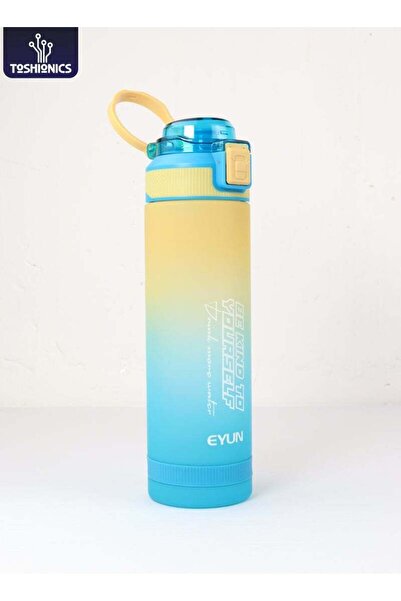 Generic Toshionics 900ml Sports Drinking Water Bottle with Secure Latch One Touch Lockable Lid and Carry Ha