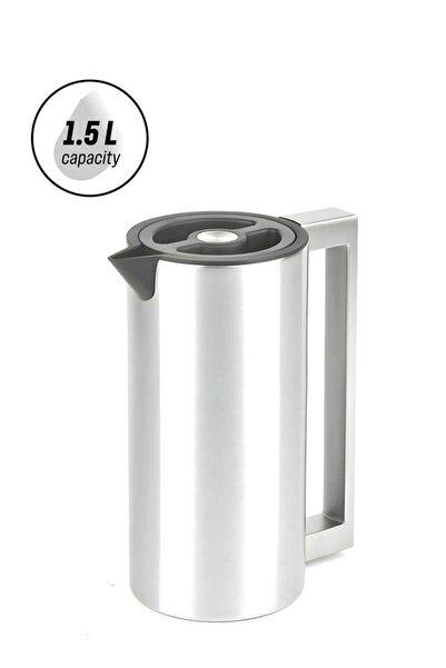 Generic BLACKSTONE Premium Stainless Steel Vacuum Insulated Flask Lock-Unlock Lid & Steel Handle Leakproof
