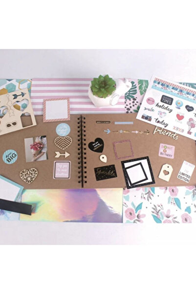 PUFO Make Memories scrapbook photo album, 60 pages, 31 x 21 cm - for unforgettable memories