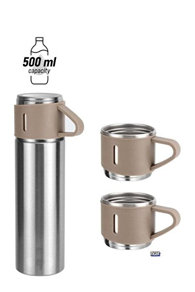 Generic Gravity NEW Vacuum Insulated Flask 500ml/17.6oz Stainless Steel Thermo-Bottle with Cup â€“ Keeps Dr
