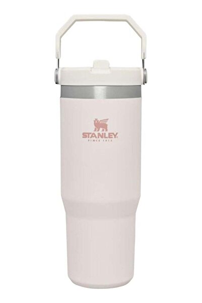 Generic Stanley STANLEY IceFlow Tumbler with Straw â€“ 30oz Rose Quartz Stainless Steel Vacuum Insulated Cu