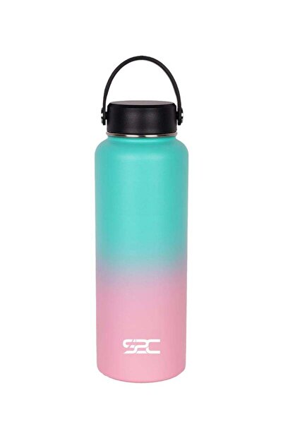 Generic S2C 1200Ml Insulated Water Bottle With 3 Lids, Double Wall,Leak Proof, Stainless Steel Water Bottle