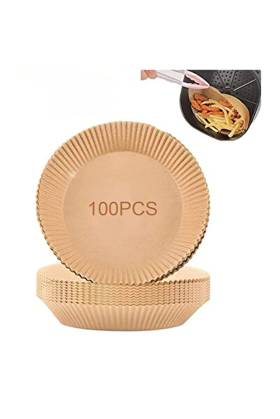 DELPI Parchment paper for AirFryer, 100 pcs, 20 x 4.5 cm, Brown