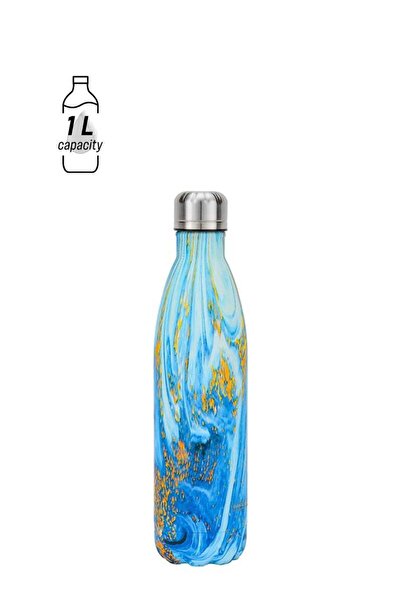 Generic Royalford Royalford 1000 ML Stainless Steel Vacuum Water Bottle- RF12027| High-Quality Construction