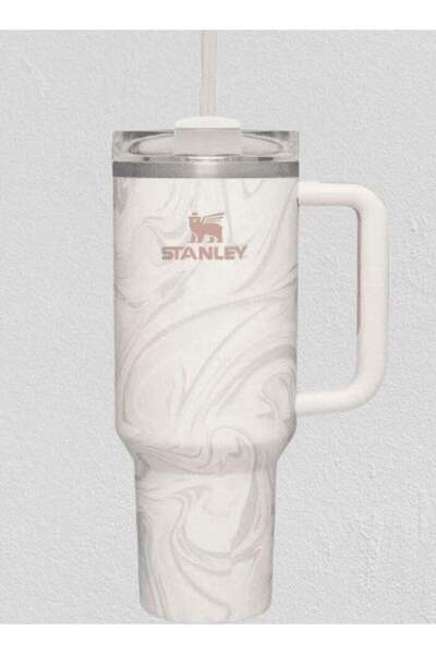 Generic Stanley Stanley Quencher H2.0 FlowState 40 oz Swirl Tumbler with Lid & Straw, Stainless Steel Vacuu