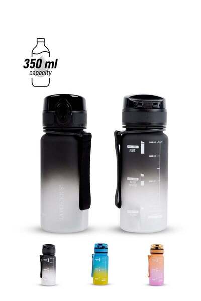 Generic LA' PRECIOUS 350ml Kids Water Bottle - USA Tritan Material Non-Toxic BPA Free - Fast Flow - Flip To