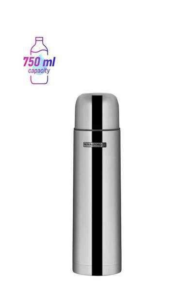 Generic Royalford Stainless Steel Vacuum Bottle 750ML â€“ Double Wall Insulated Water Bottle with Protrudin