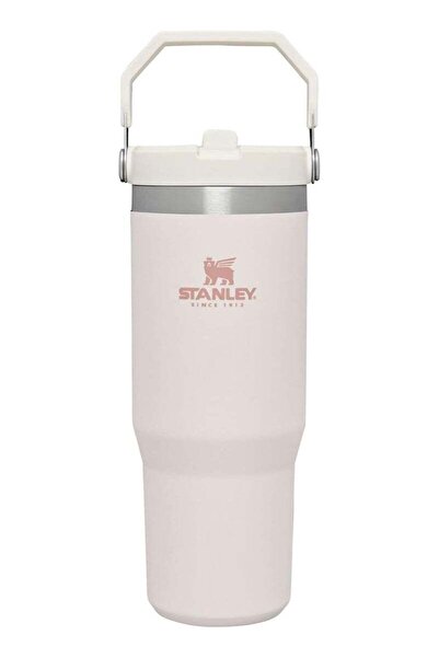 Generic Stanley STANLEY IceFlow Tumbler with Straw â€“ 30oz Rose Quartz Stainless Steel Vacuum Insulated Cu