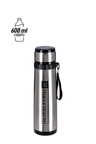 Generic Royalford Vacuum Water Bottle Silver 600ml