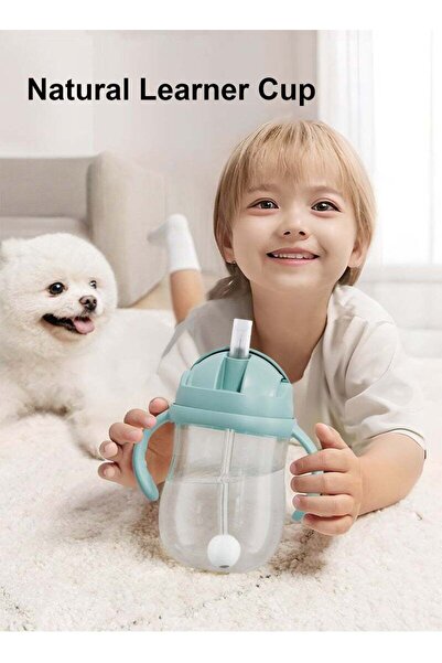 Generic Splendors BPA-free Tritan Baby Sipping Bottle Learner Cup with Removable Handles Leak-Proof Spill-P