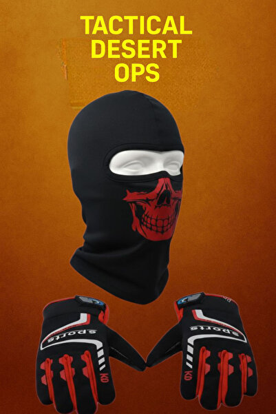 Mustran قفازات شتوية للدراجات النارية مكونة من قطعتين من تاكتيكال سكل مقاس L-...